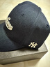 MLB帽子男女仿牛仔棒球帽刺繡大LOGO學(xué)院風(fēng)3ACPQM04N-50NYD-F 曬單實(shí)拍圖