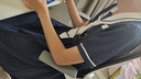 莫代爾學(xué)院風(fēng)jk連衣裙女2025夏季新款元?dú)馍倥昭O(shè)計(jì)感顯瘦薄款透氣裙 藍(lán)色 S 75-90斤 曬單實(shí)拍圖