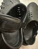 卡駱馳crocs檀健次同款波波洞洞鞋舒適百搭男戶外沙灘鞋包頭拖鞋女鞋|207937 黑色-001 尺碼偏大，選小一碼 43 (270mm) 曬單實拍圖