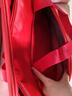 犀利小姐紅色婚慶結(jié)婚收納袋新娘嫁妝喜被包裝袋子陪嫁手提第行李包雙喜慶 紅色 曬單實(shí)拍圖