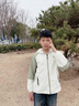 G.DUCKKIDS小黃鴨童裝男童外套春秋款2025新款兒童風(fēng)衣中大童拉鏈衫男孩上衣 綠色 170 建議15~16歲【160-170cm】c 曬單實(shí)拍圖