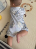 DOMIAMIA爬服中開連體衣寶寶家居服空調房嬰兒服男女寶寶服飾 短袖斜開款-藍嶼泡泡 73cm (推薦年齡6-12個月) 曬單實拍圖
