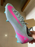 耐克刺客系列低幫MG足球鞋秋季釘鞋緩震官方NIKE VAPOR 16 FQ8374 301海洋深藍(lán)/爆炸粉 40 曬單實(shí)拍圖