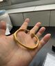 丹裴黃金馬蹄手鐲女足金莫比烏斯手環(huán)金鐲子情人節(jié)520送女朋友禮物 黃金馬蹄手鐲56號(hào)#  約46.63克 曬單實(shí)拍圖