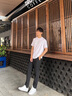 卡賓板鞋男鞋夏季透氣2025新款低幫小白鞋男士休閑鞋百搭潮流鞋子男 5510白色02 41 曬單實拍圖