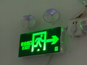 準航應急燈 消防照明燈停電充電二合一多功能疏散雙頭安全出口指示燈 曬單實拍圖