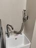 九牧新304不銹鋼增壓噴槍水龍頭沖水槍衛(wèi)生間馬桶伴侶廁所高壓沖洗套裝 不銹鋼噴槍+三米伸縮管+粘貼座 曬單實(shí)拍圖