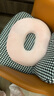 FIZZLET孕婦坐墊產(chǎn)婦順產(chǎn)產(chǎn)后月子椅墊肛周膿腫緩解尾椎壓力痔瘡坐墊屁墊 【天鵝絨-女款粉紅色】四季通用 曬單實(shí)拍圖