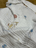 babycare兒童浴巾超柔吸水紗布新生嬰兒洗澡巾嬰兒 95*95-云端月亮兔 曬單實(shí)拍圖