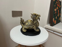 黃銅龍龜擺件一對(duì)銅制八卦金錢龍頭龜神獸客廳玄關(guān)辦公室裝飾大號(hào) 16號(hào) 銅金錢八卦龍龜+送底座+五 曬單實(shí)拍圖