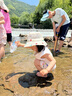 邦帛世兒童防曬帽遮陽(yáng)漁夫帽春夏秋季網(wǎng)眼透氣卡通盆帽 兒童恐龍盆帽【米色】 曬單實(shí)拍圖