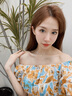 法蔻小雛菊花朵銀項鏈女日韓小清新韓版鎖骨鏈生日禮物送女友老婆 鏈長45厘米（適合105-140斤） 曬單實拍圖
