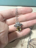 阿黛麗天然黃水晶寶石生肖龍吊墜女款鑲嵌S925項鏈頸飾生日禮物 曬單實拍圖