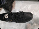 西域駱駝（VANCAMEL）四季男鞋增高鞋男10cm8cm6cm韓版潮流休閑皮鞋百搭內(nèi)增高英倫男士 黑色隱形增高8CM 39 曬單實拍圖