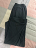 松山棉店羅紋小暖羊長(cháng)袖家居服套裝7A抑菌帶杯款睡衣男女款可外穿 女士-深麻灰 XL （女士170，男士180） 曬單實(shí)拍圖