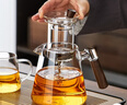 泥也泡茶壺玻璃茶具泡茶器全套茶水分離壺泡茶壺一人專用綠茶透明茶壺 曬單實拍圖