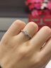 GIOIO結(jié)婚鉆戒女莫桑鉆戒指女純銀情侶對戒結(jié)婚仿真求婚戒指紀念日禮物 情侶對戒（女戒60分+男戒30分） 女戒男戒開口可調(diào)節(jié) 曬單實拍圖