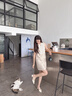 Ebonka羊皮版絕美法式包頭涼鞋女款外穿夏季百搭2025夏天配裙子高跟單鞋 米白色標準碼【精美禮盒】 36 免費刻字/代寫賀卡 曬單實拍圖