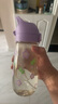 QWE吸管杯500ml木槿紫PPSU奶瓶材質(zhì)耐咬Y型吸嘴大吸力耐摔小清新 曬單實(shí)拍圖