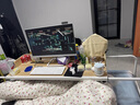 迪亮跨床桌可移動(dòng)書桌電腦桌家用床上桌懶人升降臥室床邊小桌子床尾桌 【有擋板】多功能升降跨床桌 140古橡木+2.3米內(nèi)床 曬單實(shí)拍圖