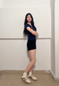 CAMILA KSENIA小白鞋女士2025新款爆款德訓(xùn)鞋運(yùn)動鞋子百搭透氣阿甘鞋時尚板鞋子 藍(lán)色 36 曬單實拍圖