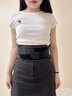 LUCYLEE日本醫用護腰帶腰間盤(pán)突出腰椎肌勞損托痛男女士專(zhuān)用夏季天輕薄款 醫用透氣低腰15cm（5根弧度鋼板）黑色 L 【適合110-140斤 腰圍2尺2-2尺7】 曬單實(shí)拍圖