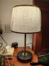宅品（home taste）輕奢床頭燈簡約現(xiàn)代臥室觸摸感應(yīng)調(diào)光美式臺燈復(fù)古家用床臺燈床頭 【金邊亞麻罩】 觸摸雙色+無極調(diào)光 9W 曬單實拍圖