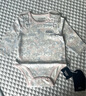 DOMIAMIA新生兒包屁衣寶寶服飾嬰兒哈衣0-6-12個月衣服 叢林密境-花邊棉氨款 59cm 曬單實拍圖