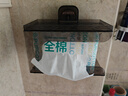 慕亞（MUYA）吸盤(pán)紙巾盒衛生間壁掛式洗臉巾收納盒抽紙盒廁所卷紙筒置物架家用 曬單實(shí)拍圖