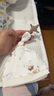 哈尼天空新生嬰兒帽子純棉春秋小月齡寶寶胎帽透氣護(hù)囟門帽睡帽 浮云兔 S（適合頭圍36cm以內(nèi)） 曬單實拍圖