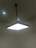 燈靈全光譜led升降伸縮麻將房吊燈簡約商鋪用超亮棋牌室專用 白色50cm 曬單實(shí)拍圖