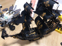 若客（ROKR）海馬號(hào) 海盜船積木diy手工木質(zhì)拼裝帆船模型玩具拼圖生日禮物男 曬單實(shí)拍圖