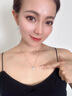 Cindy Kelly輕奢高級(jí)感項(xiàng)鏈女精致實(shí)用鎖骨鏈走心生日七夕情人節(jié)禮物送女友 玫瑰金 曬單實(shí)拍圖