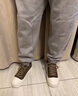 薩拉維夫（SLLAVIF）男鞋新款秋季翻毛透氣運動(dòng)休閑鞋厚底增高鞋輕便軟底板鞋 棕色 38 皮鞋碼 曬單實(shí)拍圖