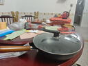 京嚴炒鍋章丘款鐵鍋無涂層炒菜不粘鍋家用精鐵鍋具燃氣電磁爐用已開鍋 【通用款】正宗老式鐵鍋+蓋+鏟 34cm 百年工藝｜傳統(tǒng)鐵鍋｜健康不沾 曬單實拍圖