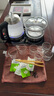 開品 全自動底部上水感應續(xù)水電熱水壺 家用辦公茶具套裝燒水消毒茶臺 可嵌入式玻璃燒水壺茶桌一體 1L 黑色尺寸20X37CM 燒水煮杯 桶水款 曬單實拍圖