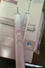 飛利浦（PHILIPS）電動牙刷鉆石9系可視化潔齒磁懸浮動力微泡水流成人-牙醫(yī)推薦 送男友女友生日禮物 HX9911櫻花粉 曬單實拍圖