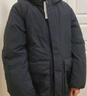 優(yōu)衣庫童裝男童女童高性能復合連帽外套/保暖厚衣服473309 09 黑色 130 曬單實(shí)拍圖