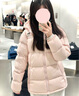 駱駝（CAMEL）【黑鉆5】戶外氣凝膠羽絨服24冬季新款男女同款保暖防潑水面包服 A34CAPN750B，白玉粉，男女同款 S 曬單實(shí)拍圖