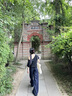 啄木鳥(niǎo)（TUCANO）黑色波點(diǎn)絲巾女章若楠同款2025新款長(zhǎng)條薄款氛圍感玫瑰花系脖時(shí)尚 黑色波點(diǎn)絲巾【玫瑰花可拆卸】 曬單實(shí)拍圖