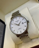 瑞士正品手表男士全自動(dòng)機械表大氣專(zhuān)用高端防水真皮帶男腕表 本色白面鋼帶 曬單實(shí)拍圖