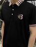 CAIDEN KETCH男裝品牌短袖polo衫t 恤男士2025夏季新款商務(wù)休閑刺繡高端上衣男 高檔黑色 【現貨速達】 XL 180（建議140-165斤） 曬單實(shí)拍圖
