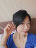 伊燦簡(jiǎn)約精致玫瑰金水鉆耳釘女小眾高級(jí)感耳環(huán)2025年新款爆款超閃耳飾 銀色 曬單實(shí)拍圖
