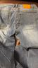 吉普（JEEP）牛仔褲男夏季新款直筒寬松商務休閑褲子男士百搭男褲 藍色 38 曬單實拍圖