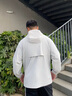 FILA 斐樂官方男士梭織外套2025夏新款健身運(yùn)動(dòng)涼感防曬連帽上衣 水藍(lán)灰-GY L 175/96A/L 曬單實(shí)拍圖