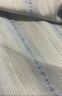 百圖betu女裝2025夏季新款襯衫大落肩清爽條紋肌理感短袖上衣2506T28 藍(lán)色 M 曬單實拍圖