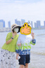 德瑪納【陽(yáng)光調(diào)色盤】夏季韓風(fēng)純棉泡泡袖水滴扣襯衫收腰氣質(zhì)襯衣女上衣 曬單實(shí)拍圖