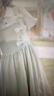 戀的夏季連衣裙新款2023女生裙子夏天學(xué)生少女高中生初中生衣服中長裙 綠色法式假兩件背帶裙 均碼 曬單實拍圖