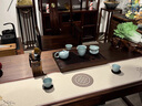 楠竹排儲兩用茶盤功夫茶具小型茶臺家用辦公竹制蓄水式茶海干泡臺 竹木雅頌茶盤大號40_28cm 曬單實(shí)拍圖