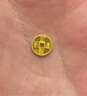 行金銀中足金999五帝幣手鏈轉(zhuǎn)運珠金錢幣DIY編繩手串手繩 生日禮物 雍正通寶（克重多退少補(bǔ)） 約0.5g 曬單實拍圖